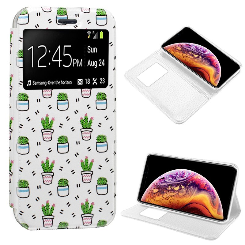 Capa Flip iPhone XS Max Cactos