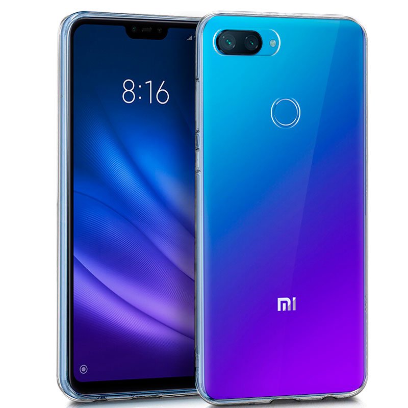 Capa silicone para Xiaomi Mi 8 Lite (transparente)