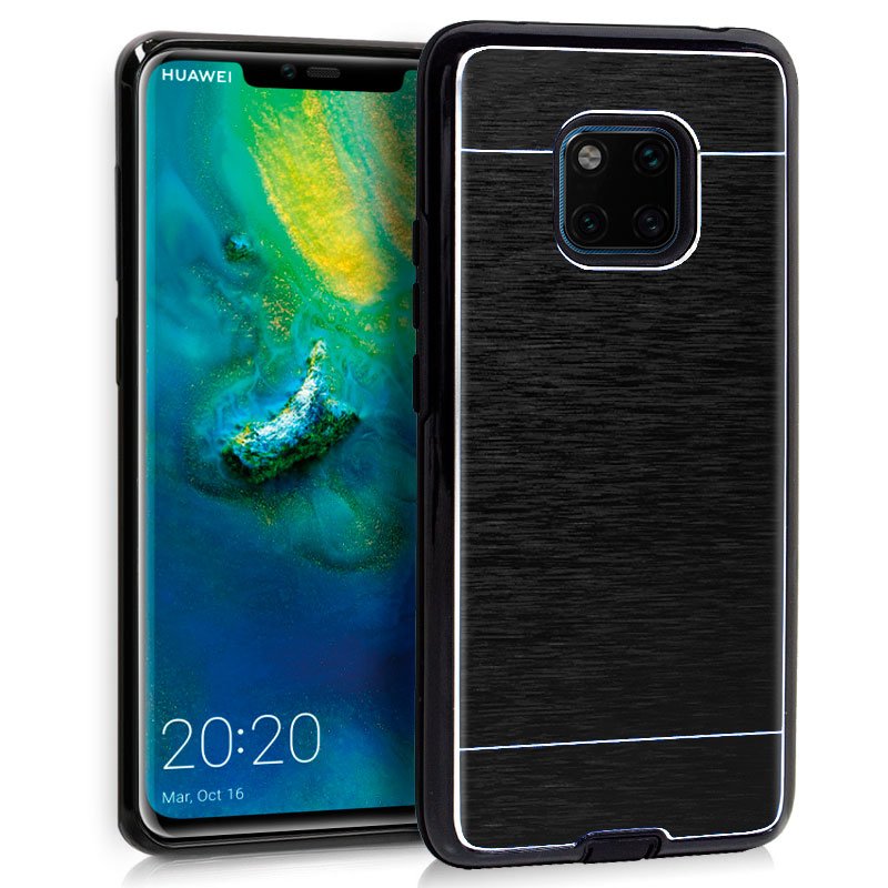 Capa Preta Alumínio para Huawei Mate 20 Pro