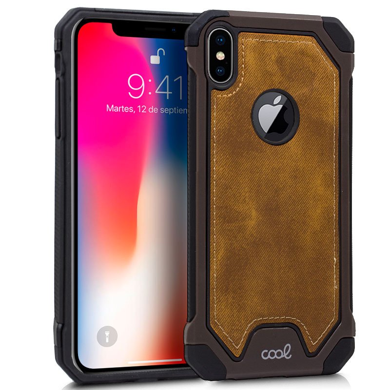 Capa em Pele Dura para iPhone XS Max