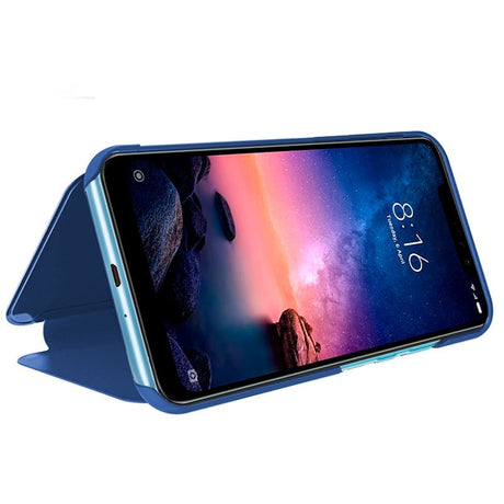 Capa Flip Xiaomi Redmi Note 6 Pro Clear View Blue