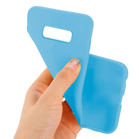 Capa Silicone Samsung G970 Galaxy S10e (Azul Claro)