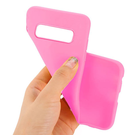 Capa Silicone Samsung G973 Galaxy S10 (Rosa)