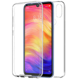 Capa em silicone para Xiaomi Redmi Note 7 / Note 7 Pro 3D (frente e verso transparentes)