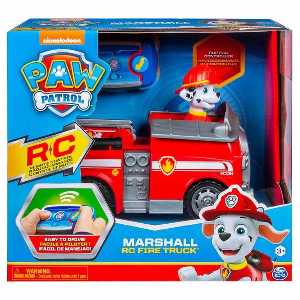 Patrulha Pata Camião Bombeiros Marshall R/C