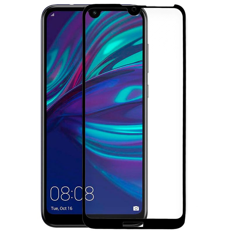 Película Vidro Temperado Huawei Y7 (2019) (FULL 3D Black)