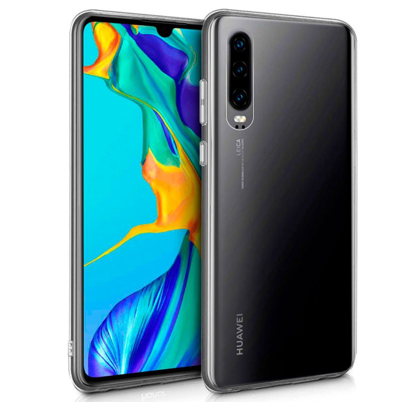 Capa silicone para Huawei P30 (transparente)