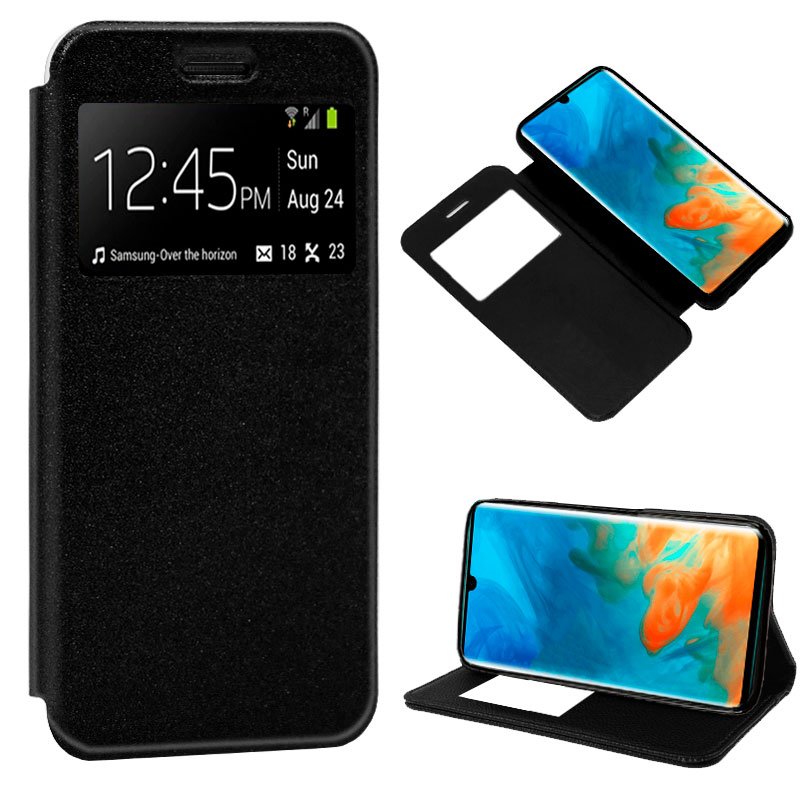 Capa Flip Huawei P30 Pro Plain Black