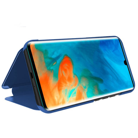 Capa Flip Huawei P30 Pro Clear View Blue