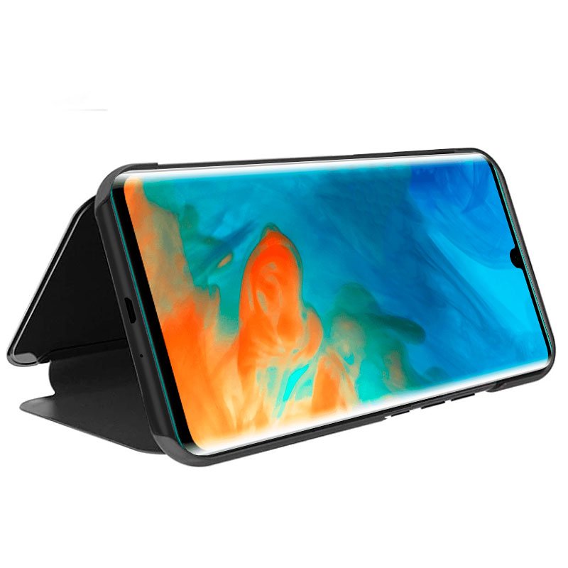 Capa Flip Huawei P30 Pro Clear View Preto