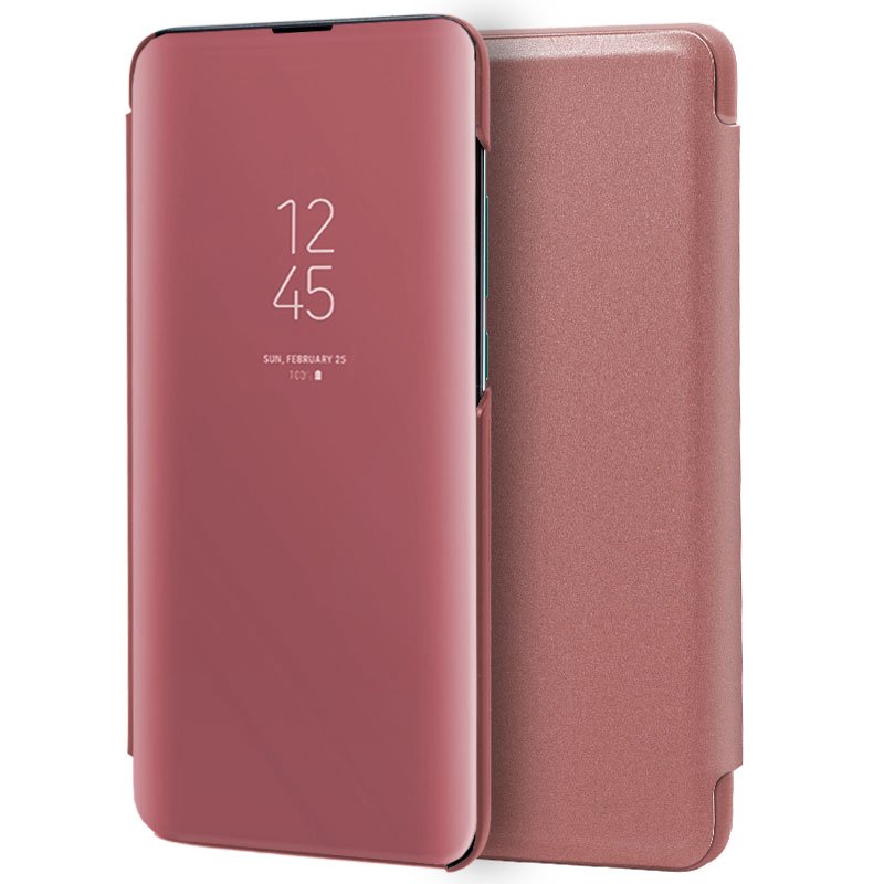 Capa Flip Xiaomi Mi 9 Clear View Pink