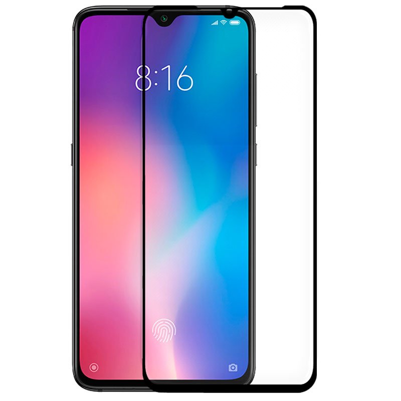 Película Vidro Temperado Xiaomi Mi 9 / Mi 9 Lite (Full 3D Black)