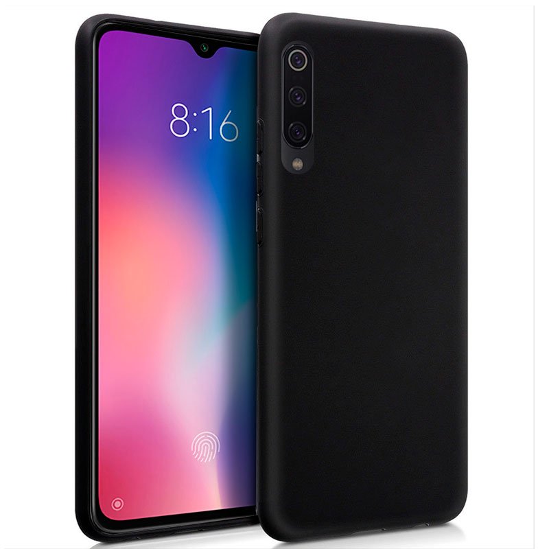 Capa Xiaomi Mi 9  Silicone Preto