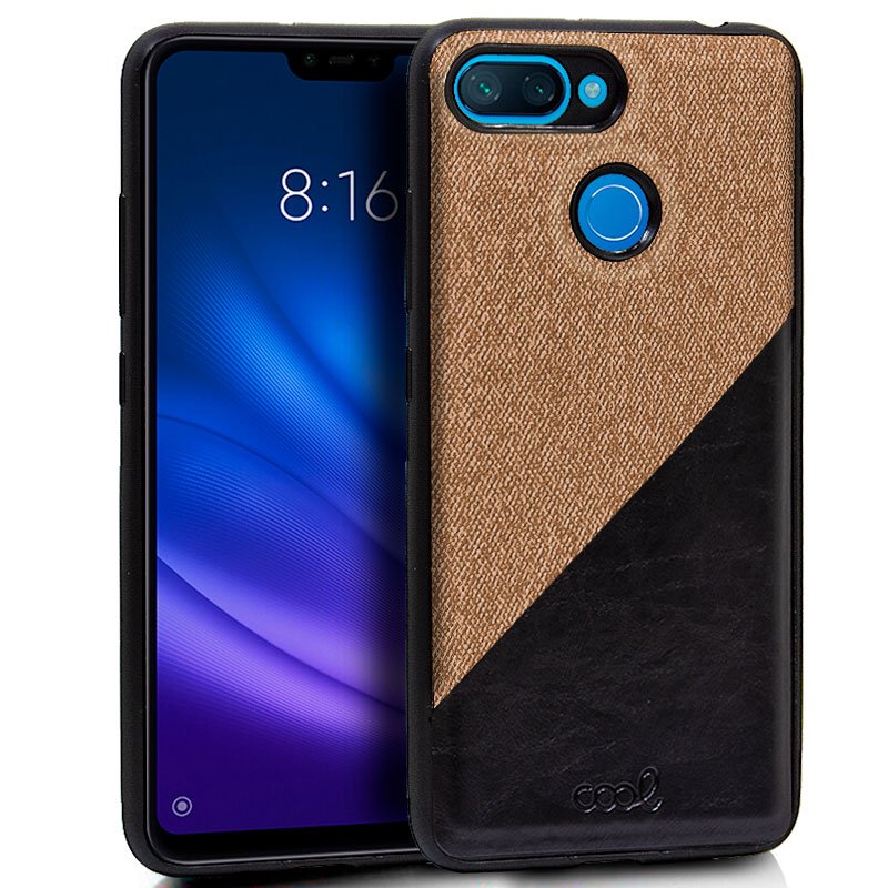 Capa Bicolor para Xiaomi Mi 8 Lite Bege