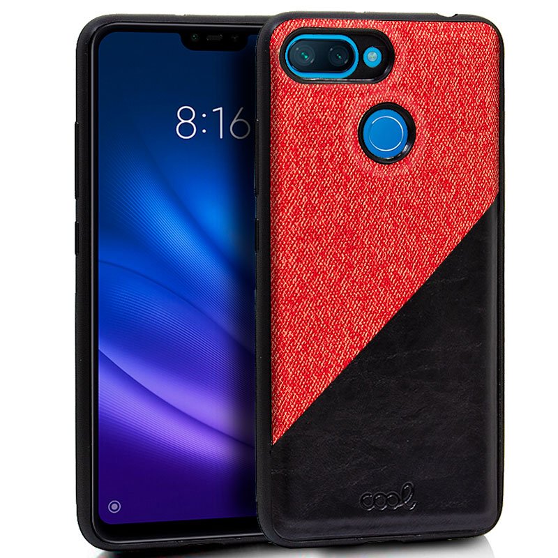 Capa Xiaomi Mi 8 Lite Bicolor Vermelha