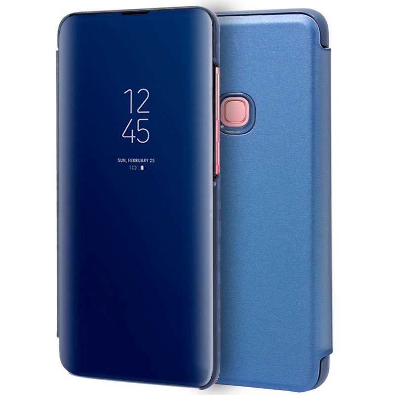 Capa Flip Samsung A920 Galaxy A9 (2018) Clear View Blue