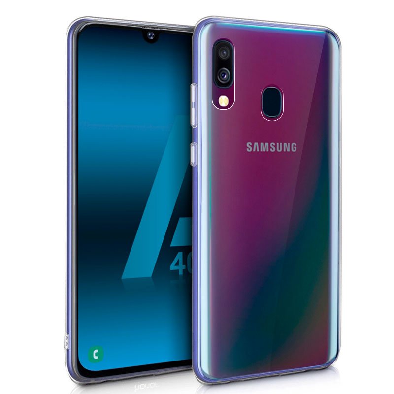 Capa Silicone Samsung A405 Galaxy A40 (Transparente)