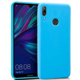 Capa Silicone Huawei Y7 (2019) Azul Claro