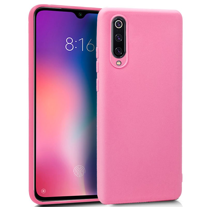 Capa Silicone para Xiaomi Mi 9 (Rosa)