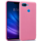 Capa Silicone para Xiaomi Mi 8 Lite (Rosa)