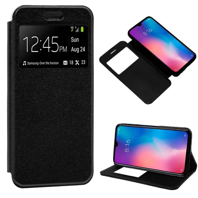 Capa Flip Xiaomi Mi 9 SE Smooth Black