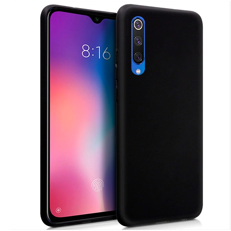 Capa Silicone para Xiaomi Mi 9 SE (Preto)