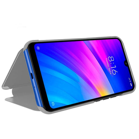 Capa Flip Xiaomi Redmi 7 Clear View Silver