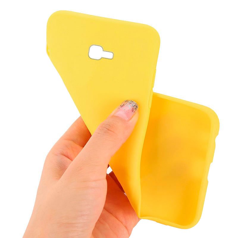 Capa Silicone Samsung J415 Galaxy J4 Plus (Amarelo)