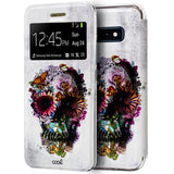 Capa Flip Cover Samsung G970 Galaxy S10e Desing Caveira