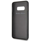 Capa Samsung G970 Galaxy S10e Ferrari Couro Preto