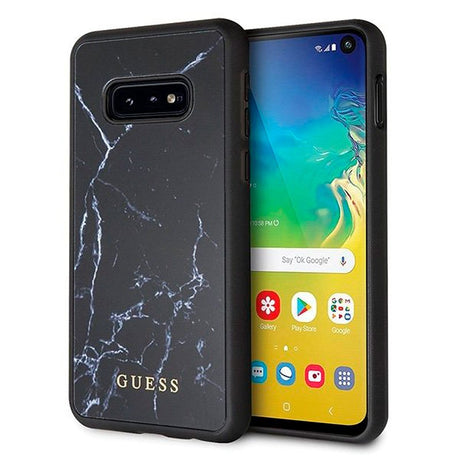 Capa Samsung G970 Galaxy S10e Guess Marble Black