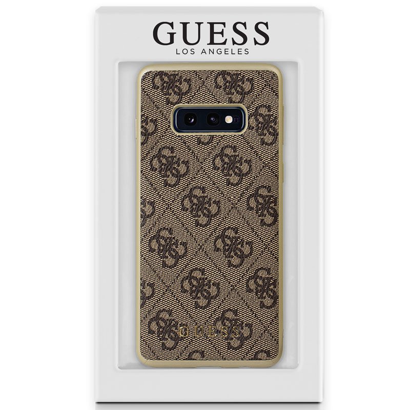 Capa Samsung G970 Galaxy S10e Guess Cloth Brown