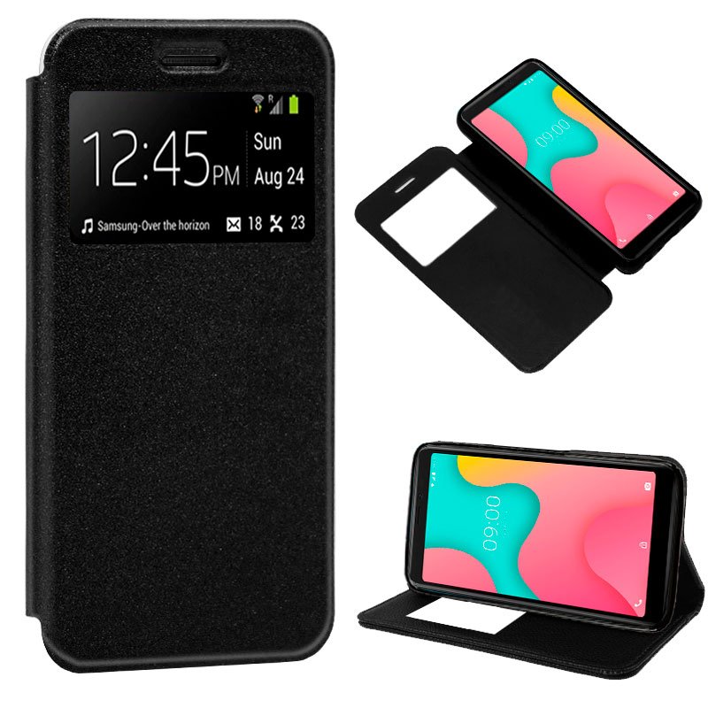 Capa Wiko Y60 Flip Preto