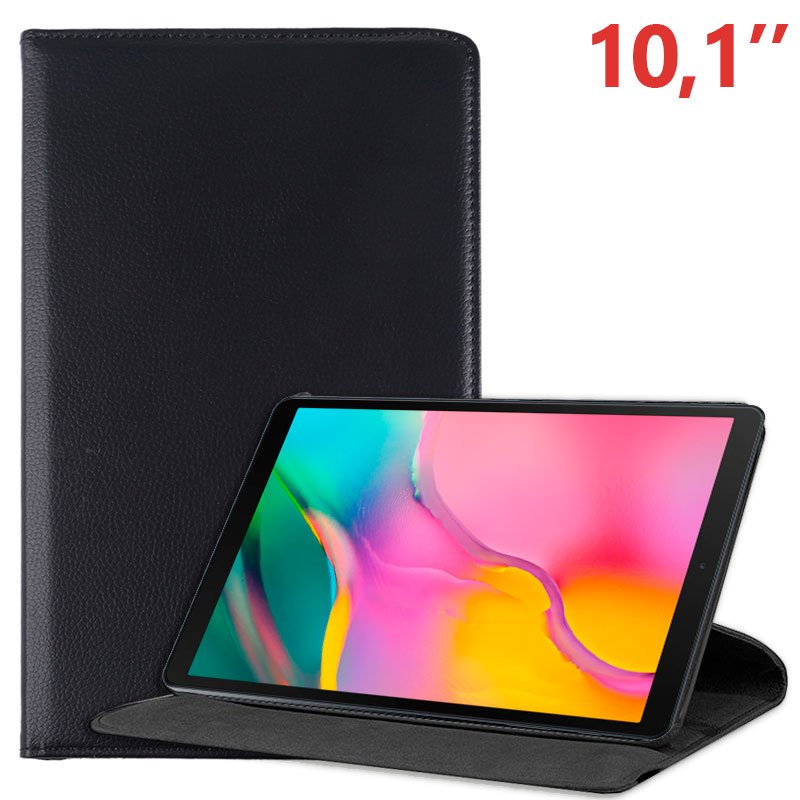 Capa Pele Samsung Galaxy Tab A (2019) T510 / T515 Preta 10,1 "