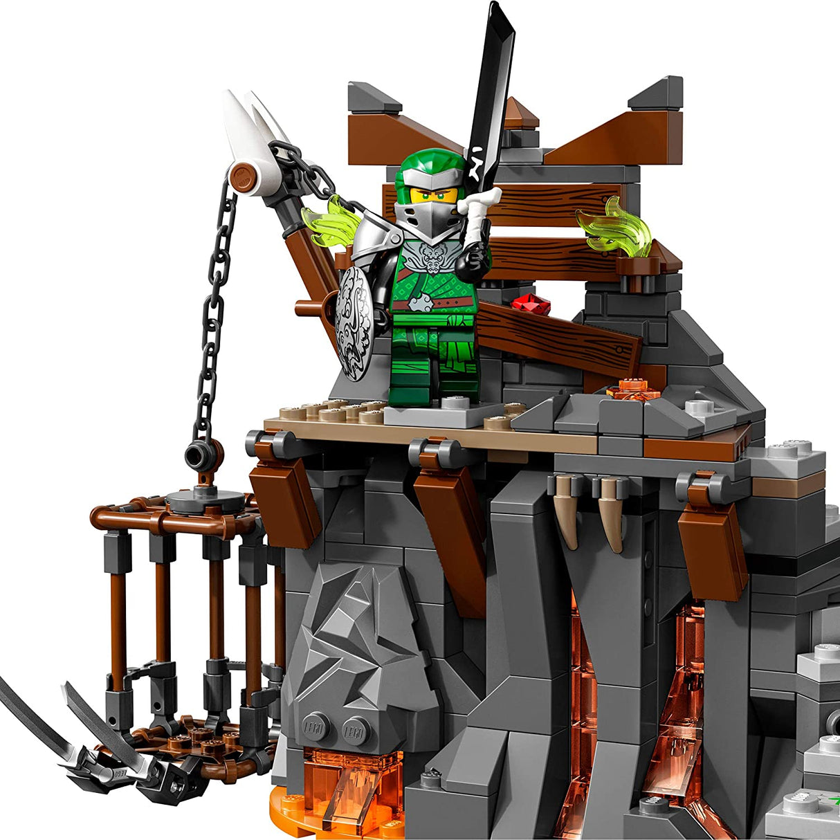 Lego Ninjago 71717 Viagem Às Masmorras Das Caveiras GRADE A