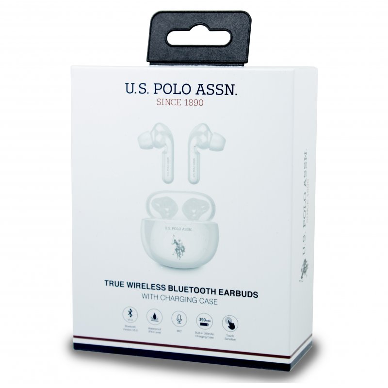 Polo Ralph Lauren Auricular Bluetooth TWS com Caixa Carregamento