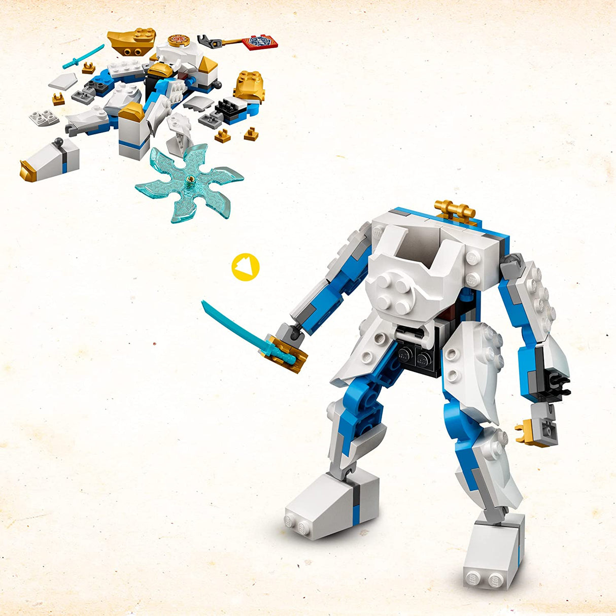 LEGO Ninjago 71761 Mech Power Up EVO do Zane