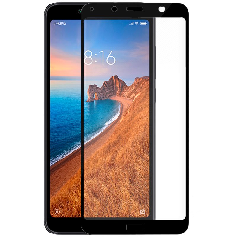 Película Vidro Temperado Xiaomi Redmi 7A (FULL 3D Black)