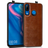 Capa em Pele para Huawei P Smart Z / Honor 9X, Castanho