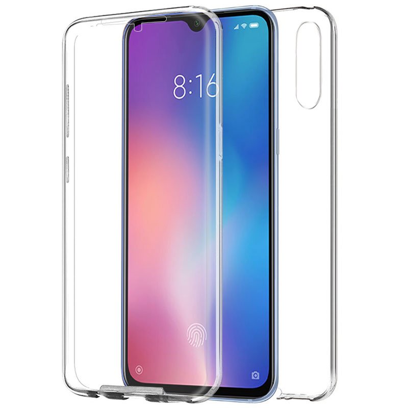 Capa silicone 3D Xiaomi Mi 9 SE (frente e verso transparentes)