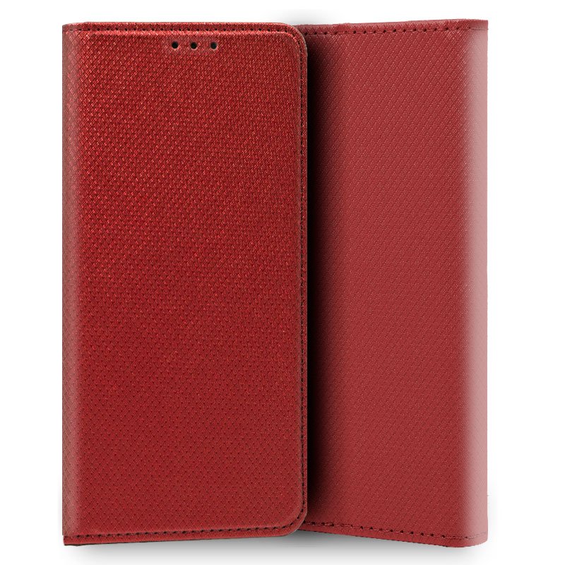 Capa Flip iPhone X / IPhone XS Vermelho Claro