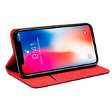 Capa Flip iPhone X / IPhone XS Vermelho Claro