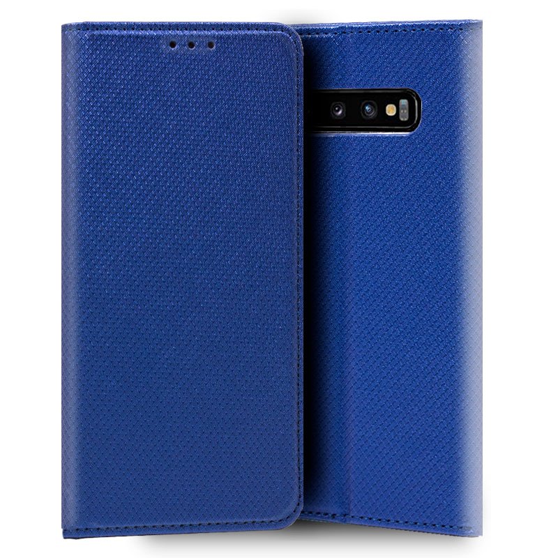 Capa Flip Samsung G973 Galaxy S10 Plain Blue