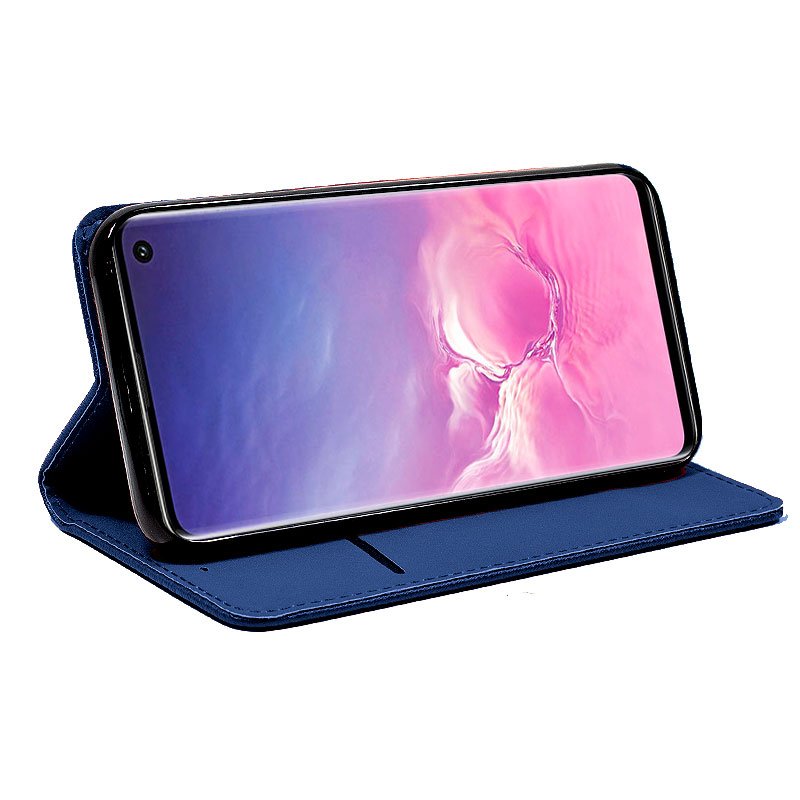 Capa Flip Samsung G973 Galaxy S10 Plain Blue