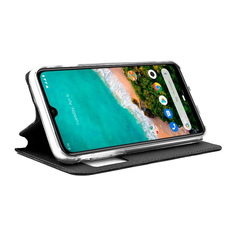 Capa Flip Xiaomi Mi A3 Smooth Black