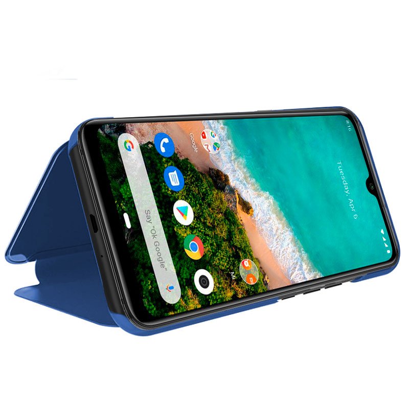 Capa Flip Xiaomi Mi A3 Clear View Azul