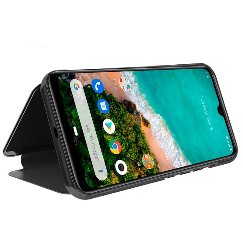 Capa Flip Xiaomi Mi A3 Clear View Preto