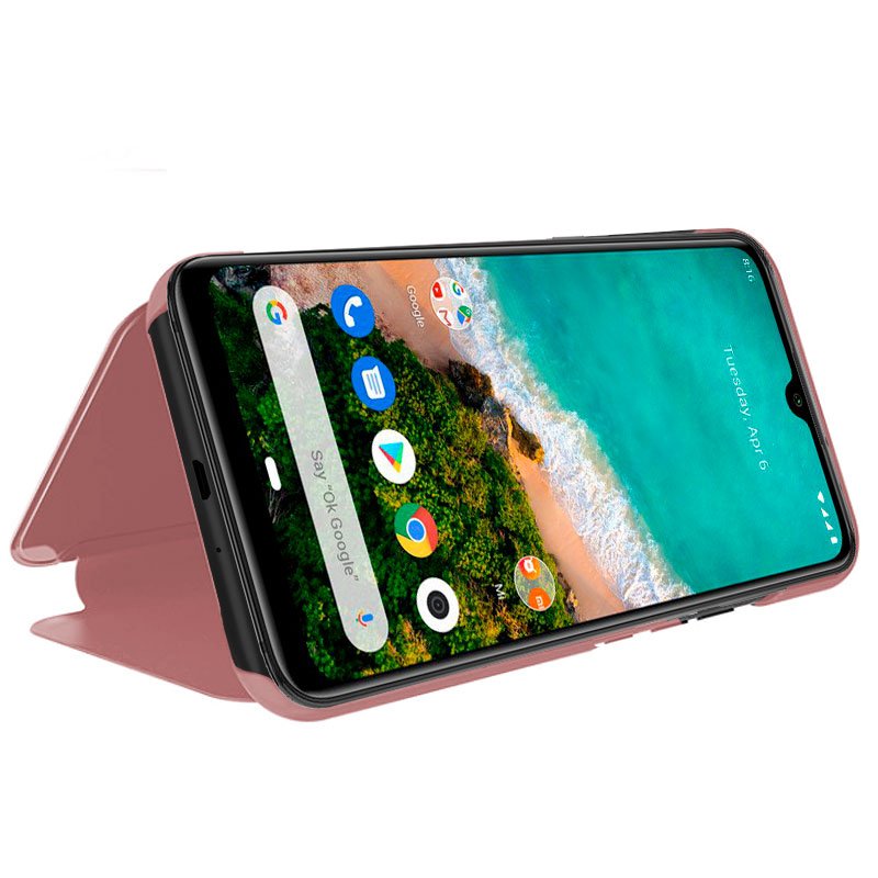 Capa Flip Xiaomi Mi A3 Clear View Rosa