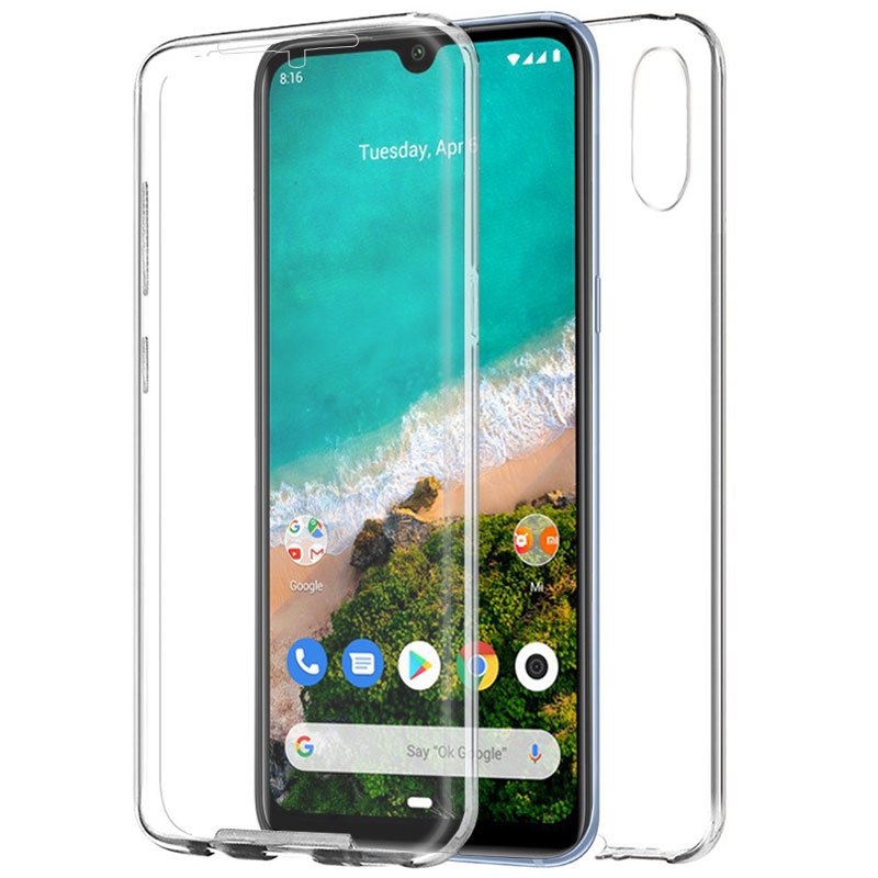 Capa silicone 3D Xiaomi Mi A3 (Frente e verso transparentes)