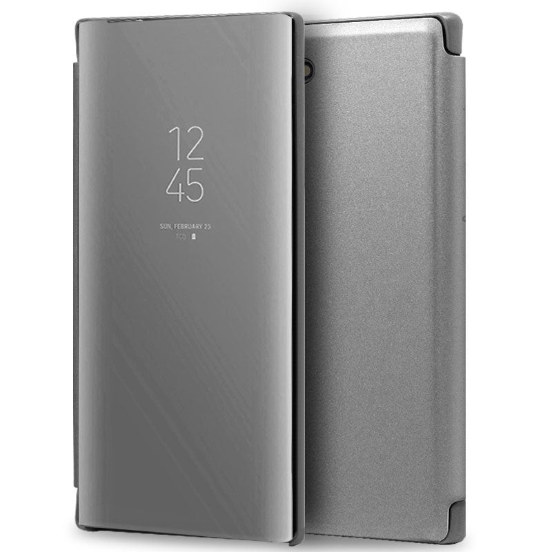 Capa Flip Samsung N970 Galaxy Note 10 Clear View Silver